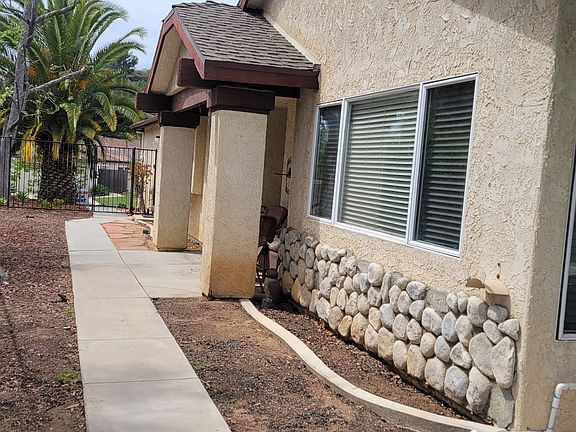 Private entrance looking from pool area