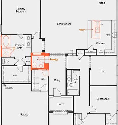 Plan of home.
