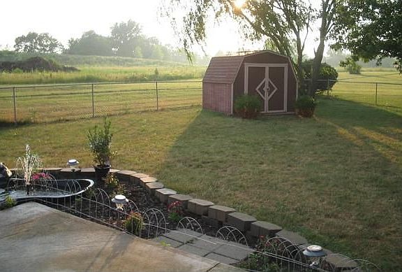 Part of back yard