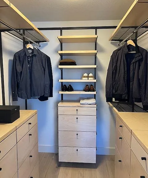 Large walk in closet