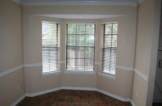 Bay window in kitchen