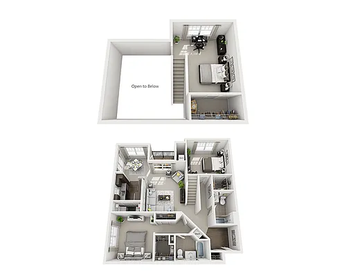 Floor plan Baldwin Loft (B2EL)