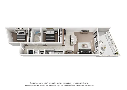 Floor plan Tranquil Waters