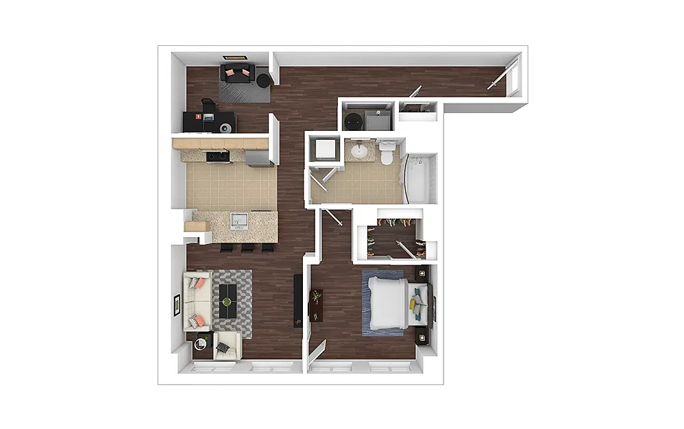 Floor plan A13