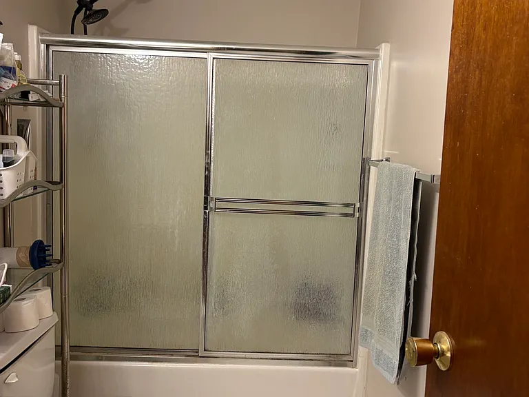 Shared bathroom with 1 other person