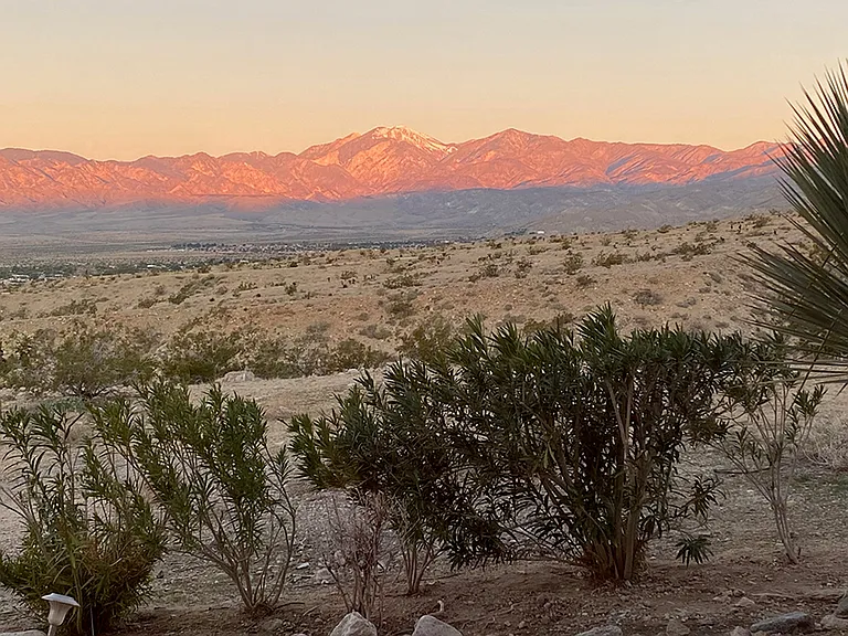 Sunrise views from house