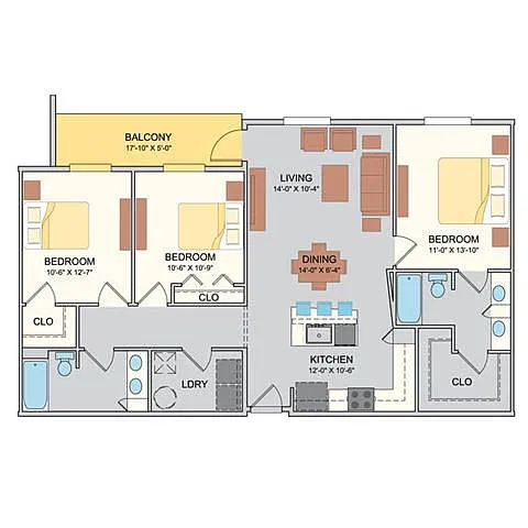 Floor plan Mosaic 32A