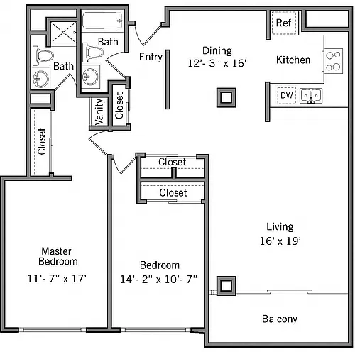 Floor plan 2H