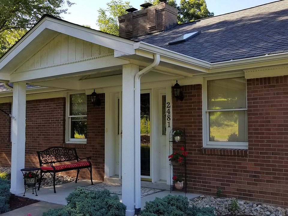 Vaulted Covered Front Porch