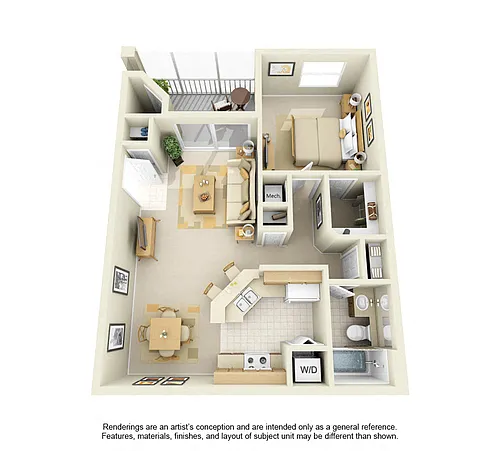 Floor plan A2 - Pompano Beach