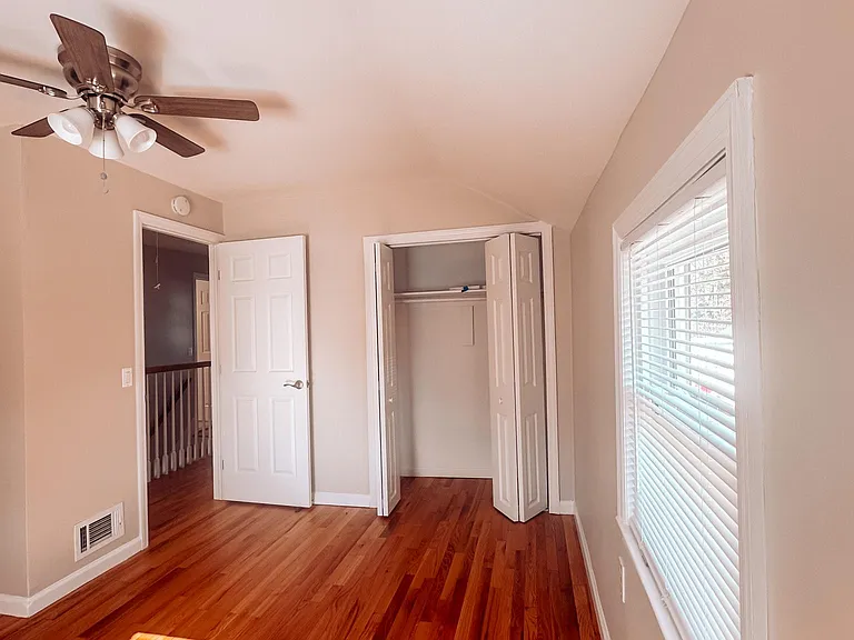 bedroom 1, 2nd floor. closet space