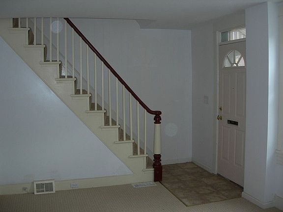 Frnt door and stairway