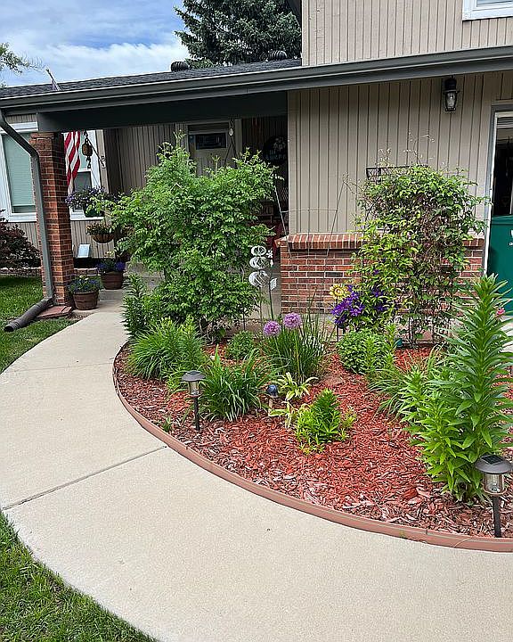 Front flower bed