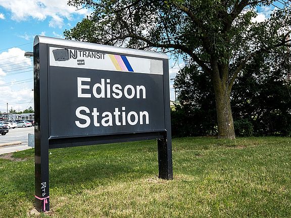 Edison Train Station.