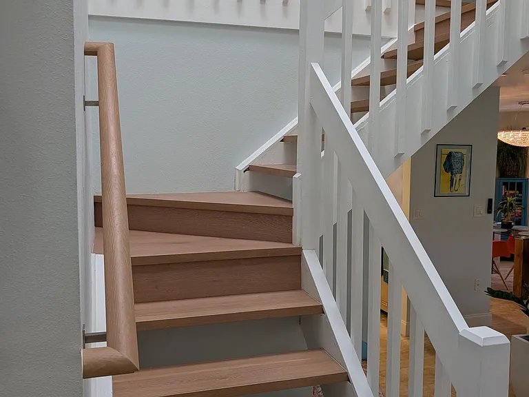 Stair going up to second floor