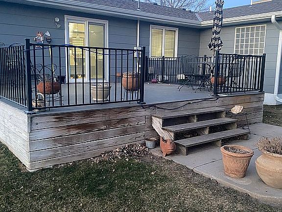 backyard deck