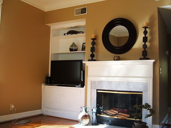 When it's cold outside, you'll be warm with your wood-burning fireplace.