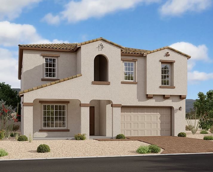 Exterior rendering of home