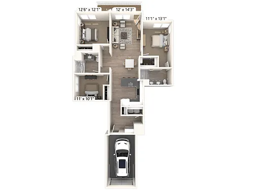 Floor plan C1G-Scheme1