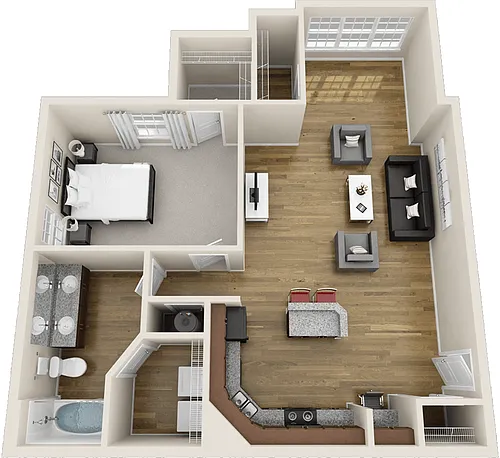 Floor plan The Captain