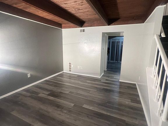 Living Room with Timber accent ceiling