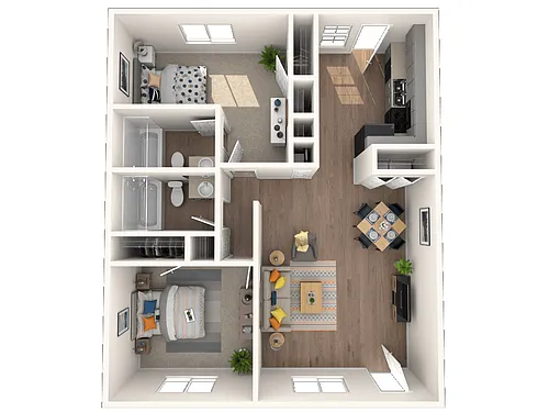 Floor plan The Cedar