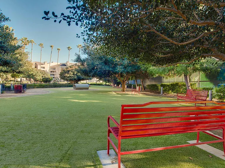 Our pet-friendly community offers a grassy park for your dog to play