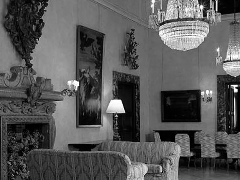 Original ballroom of the Italian Embassy, now a resident clubroom!