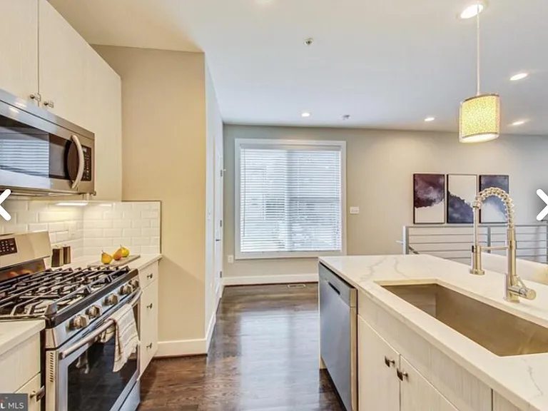Open kitchen with new appliances