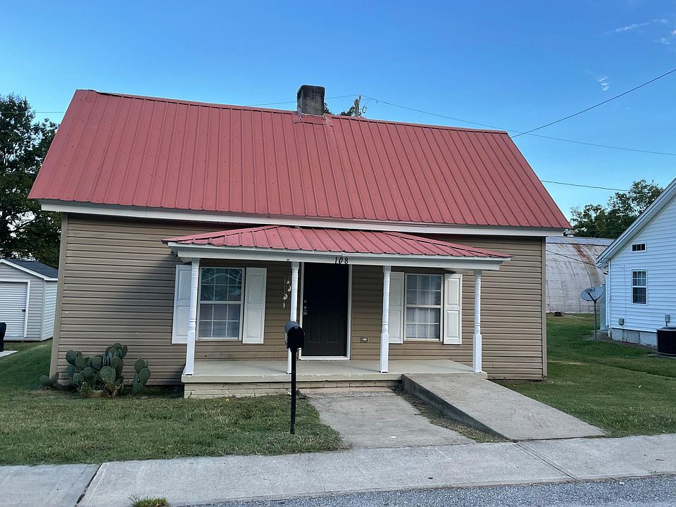 Front of house with porch
