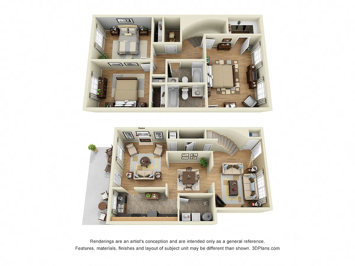 Floor plan Maison De Ville Townhouse