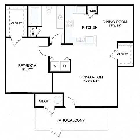 Floor plan 1C
