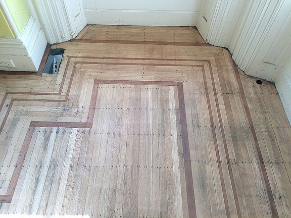 Before floor sanding