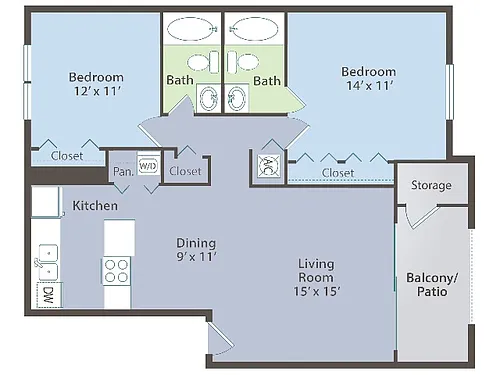 Floor plan B2