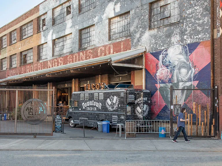 Located within the spirited Arts District