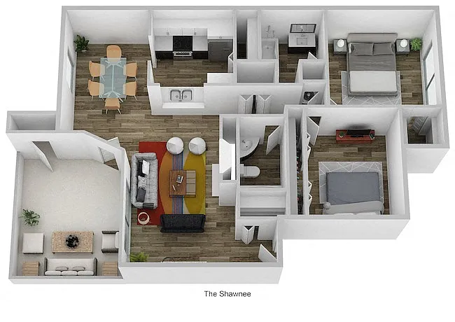 Floor plan The Shawnee