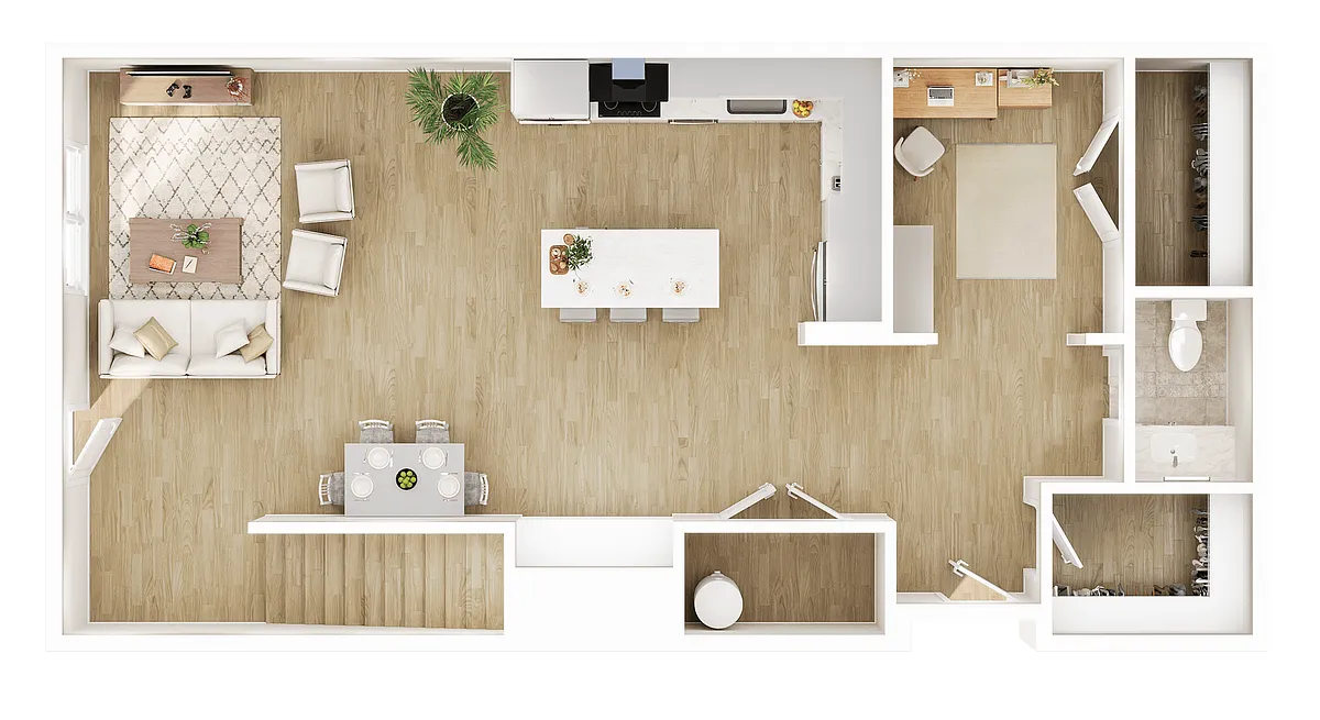 Floor plan Mente Townhome