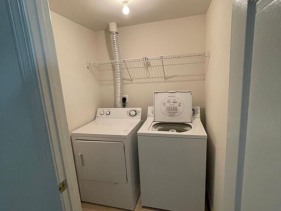 Laundry room. Washer and dryer included.
