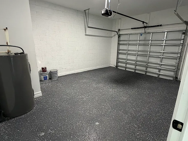 Garage equipped with garage opener