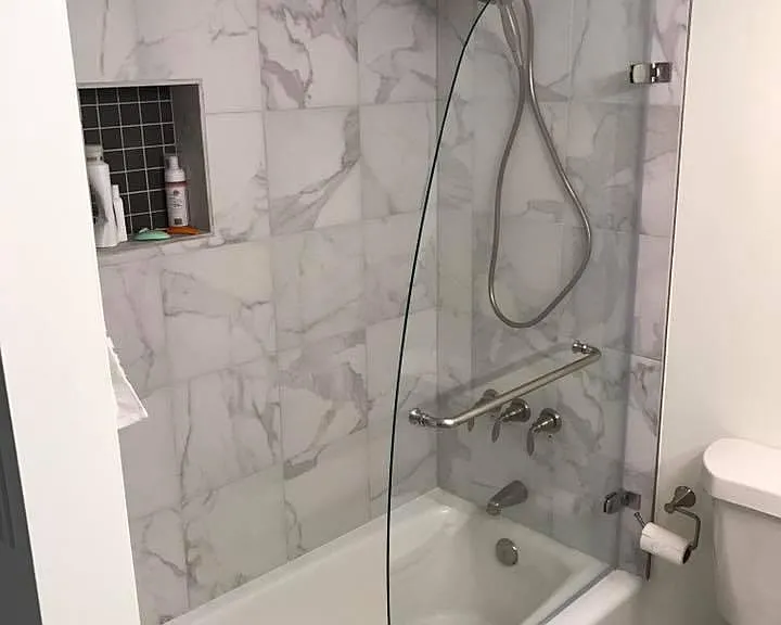 Marble shower