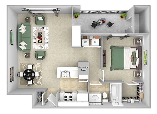Floor plan A2 (The Cape Cod)