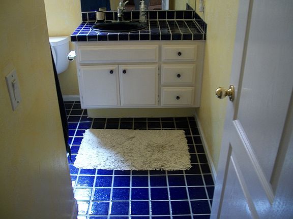 mexican tiled guest bath