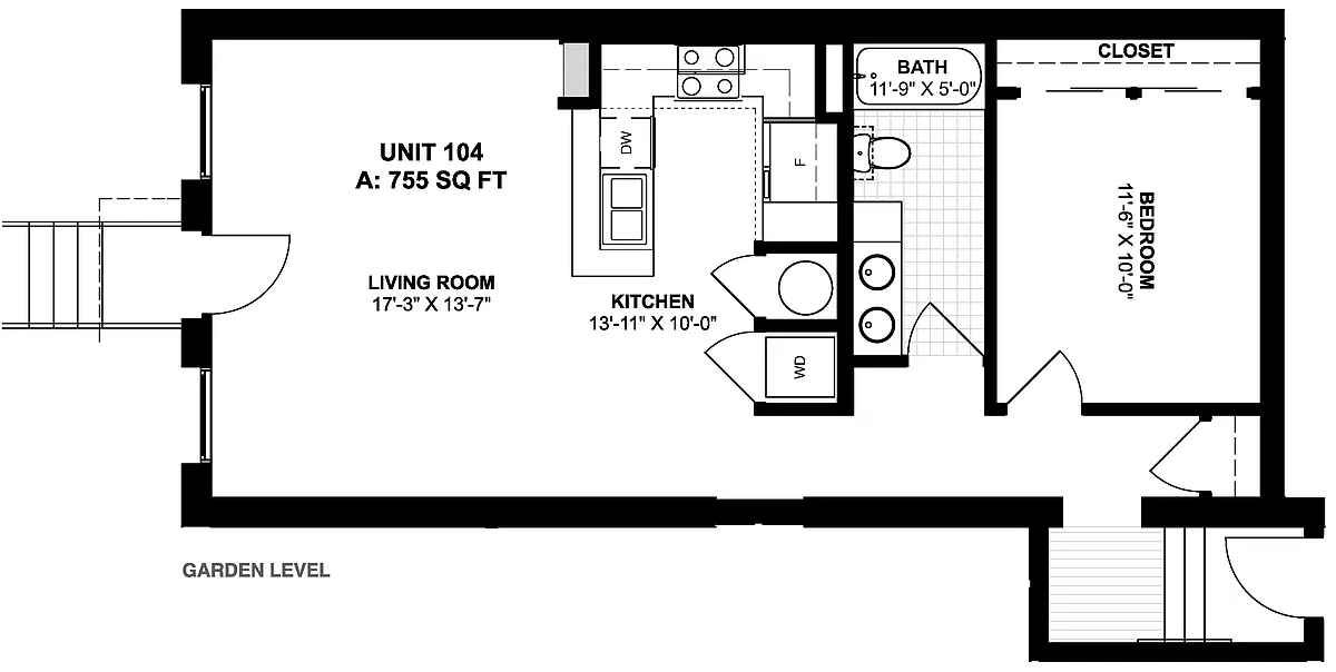 Floor plan 104