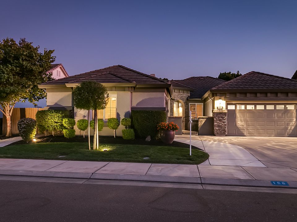 Front of home at twilight