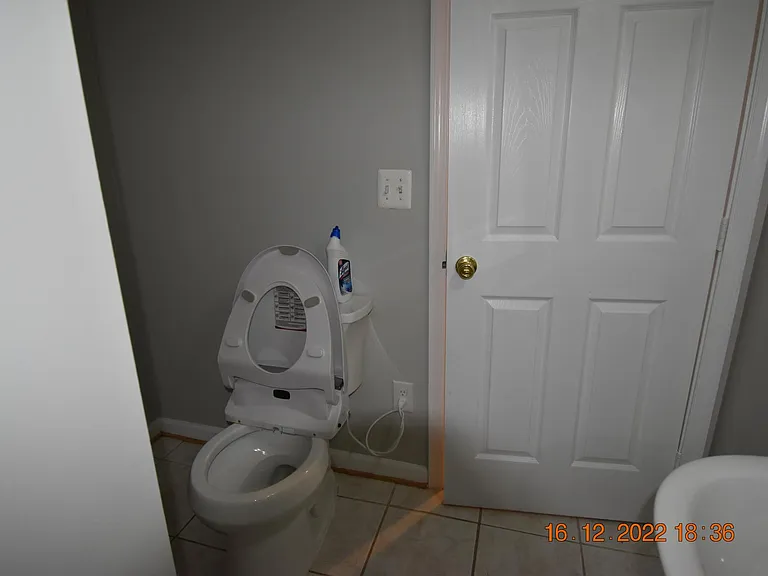 Basement toilet