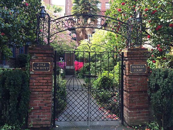 Courtyard gate entrance