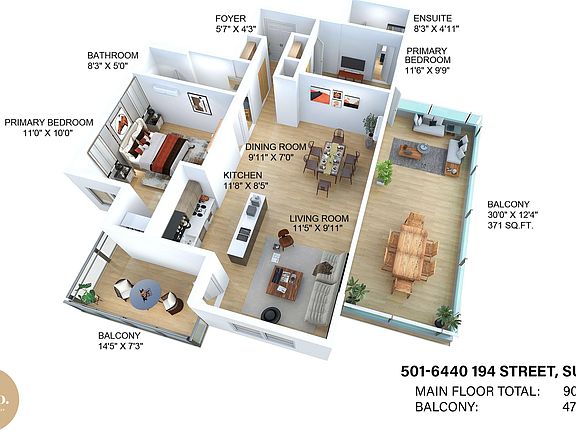 2nd image of 6440 194th St #501