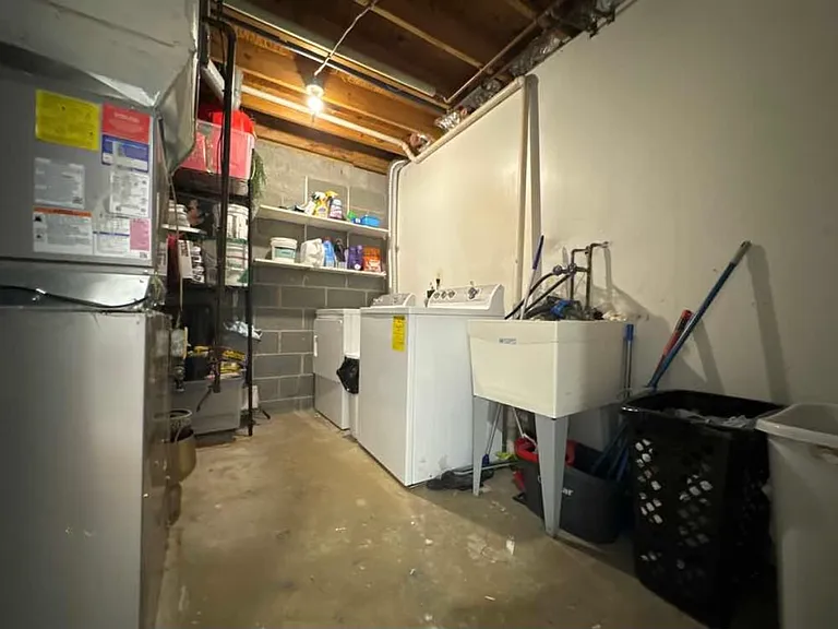 Laundry room and storage room
