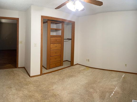 Master Bedroom with built in closet