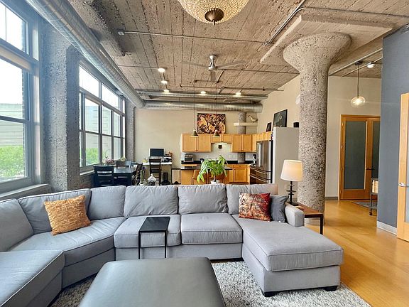 The huge windows provide fabulous non-direct light into the condo.
